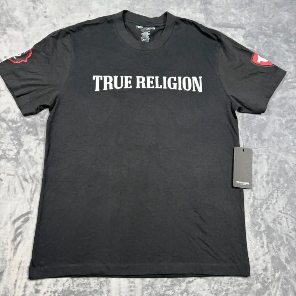 True-religion Men's Black T-shirt